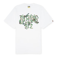 A Bathing Ape ABC Camo Rebuild NYC Logo Tee weiß