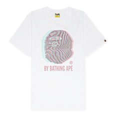 A Bathing Ape Glitch Art By Bathing Tee M wit