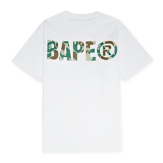 A Bathing Ape Liquid Camo Small Ape Face T-Shirt wit