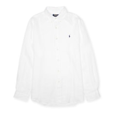 Polo Ralph Lauren Long Sleeve Sport Shirt (Linen) weiß