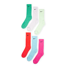Nike Everyday Plus Cushioned Crew Training Socks (6-Pack) multi-colour