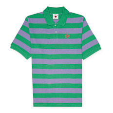 ICECREAM Striped Polo grün