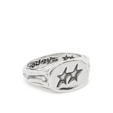 TwoJeys&nbsp; Superstar Signed Ring argent