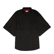 032c Tailored Flap Pocket Shirt black