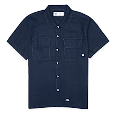 Dickies Linen Shortsleeve Work Shirt bleu