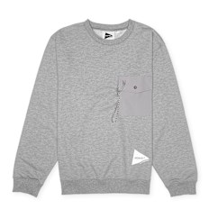 Gramicci x And Wander Print Sweatshirt grijs