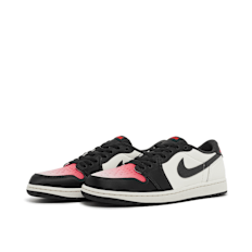 Jordan x PSG Wmns Air Jordan 1 Low OG "Pink Oxford" black