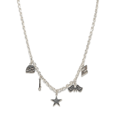 TwoJeys Fast Lap Necklace Silver zilver