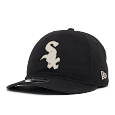 New Era Chicago White Sox Canvas Felt Logo Cap zwart