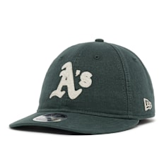 New Era Oakland Athletics Canvas Felt Logo Cap grün