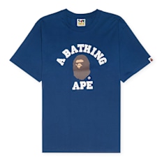 A Bathing Ape College Tee M blue