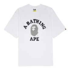 A Bathing Ape Pixal College Relaxed Fit Tee M weiß