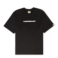 A Bathing Ape&nbsp; Pixal Logo Relaxed Fit Tee noir