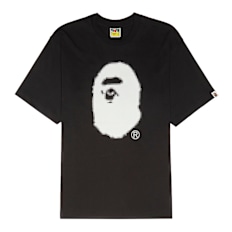 A Bathing Ape Pixel Ape Head Relaxed Fit Tee M black