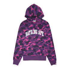 A Bathing Ape Color Camo Pullover Hoodie M pourpre