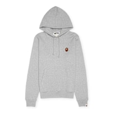 A Bathing Ape One Point Pullover Hoodie grey