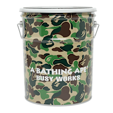 A Bathing Ape Abc Camo Steel Can Stool M camouflage