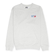 New Balance Athletics Relaxed Premium Logo Crew grey