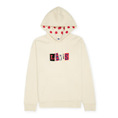 Levi's Skate Hoodes Sweatshirt Angora weiß