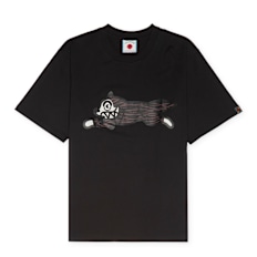 ICECREAM Woodgrain Running Dog T-Shirt noir