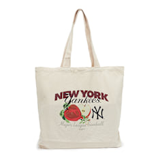 New Era New York Yankees MLB Fruit Canvas Tote Bag beige