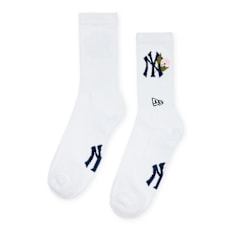 New Era New York Yankees MLB Icon Crew Socks weiß
