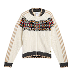 adidas Originals x Clot Superstar Knit Zipped Track Top beige