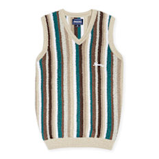 thisisneverthat Striped Knit Vest multicolor