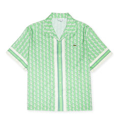 Lacoste Monogram Shirt grün
