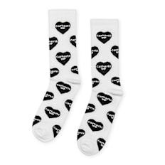 Carhartt WIP Heart Logo Socks wit
