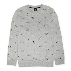Oakley Foundational Fleece Longsleeve Crew grau