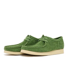 Clarks Wallabee Buckle green