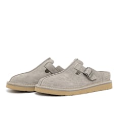 Clarks Solsbury Mule grey suede grau
