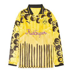 PUMA x KidSuper Borussia Dortmund (BVB) Longsleeve Retro Shirt gelb