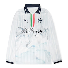 PUMA x KidSuper CF Monterrey Longsleeve Retro Shirt bleu