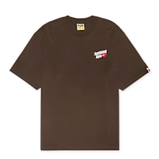 A Bathing Ape Bathing Ape Logo Relaxed Fit Tee bruin