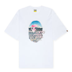 A Bathing Ape Cityscape Ape Head Relaxed Fit Tee white Undefined Color