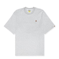 A Bathing Ape One Point Relaxed Fit Tee gris