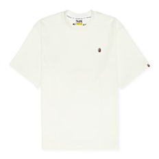 A Bathing Ape One Point Relaxed Fit Tee M beige beige