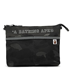 A Bathing Ape&nbsp; Color Camo Sacoche noir