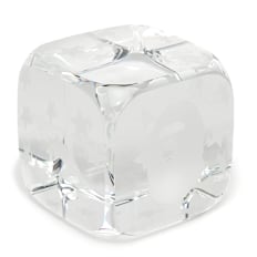 A Bathing Ape Ape Head Crystal Dice Weight clear Undefined Color