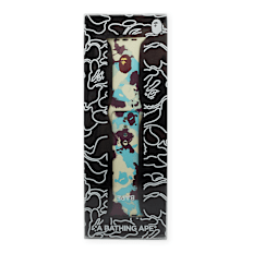 A Bathing Ape Map Camo Watch Band multicolore