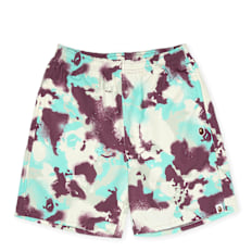 A Bathing Ape Map Camo Regular Fit Beach Shorts multi-colour