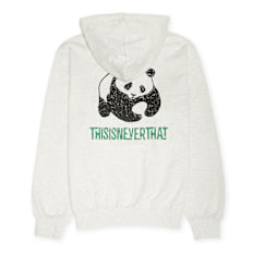 thisisneverthat Panda Hoodie grau