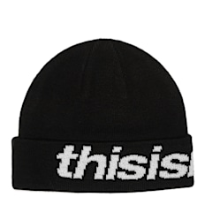thisisneverthat HSP-Logo Big Cuff Beanie schwarz