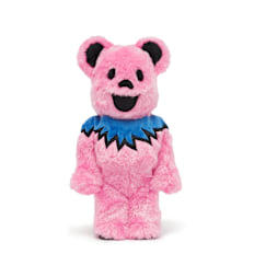 Medicom x Grateful Dead Bearbrick Dancing Bear Costume 400% rosa
