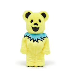Medicom x Grateful Dead Bearbrick Dancing Bear Costume 400% gelb
