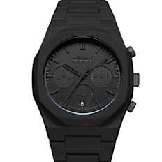 D1 Milano Polychrono Shadow Watch 40.5mm zwart