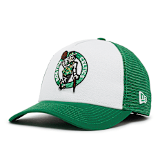 New Era NBA Side Patch Trucker Cap Boston Celtics groen