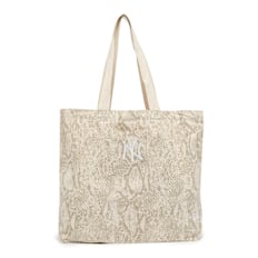 New Era New York Yankees Animal Print Tote Bag beige